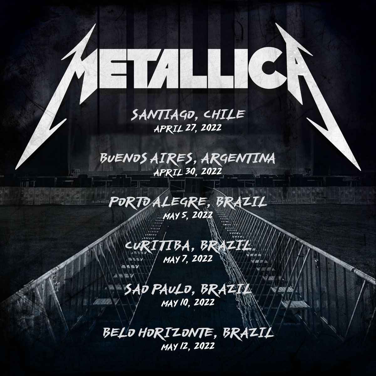 South American Tour Dates